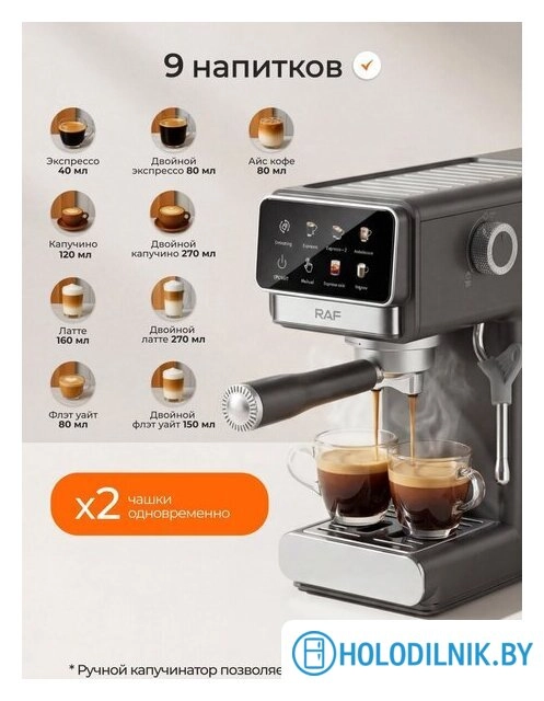 Рожковая кофеварка RAF R.0208