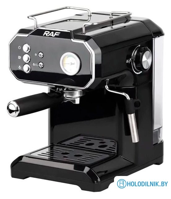Рожковая кофеварка RAF R.104 (черный)
