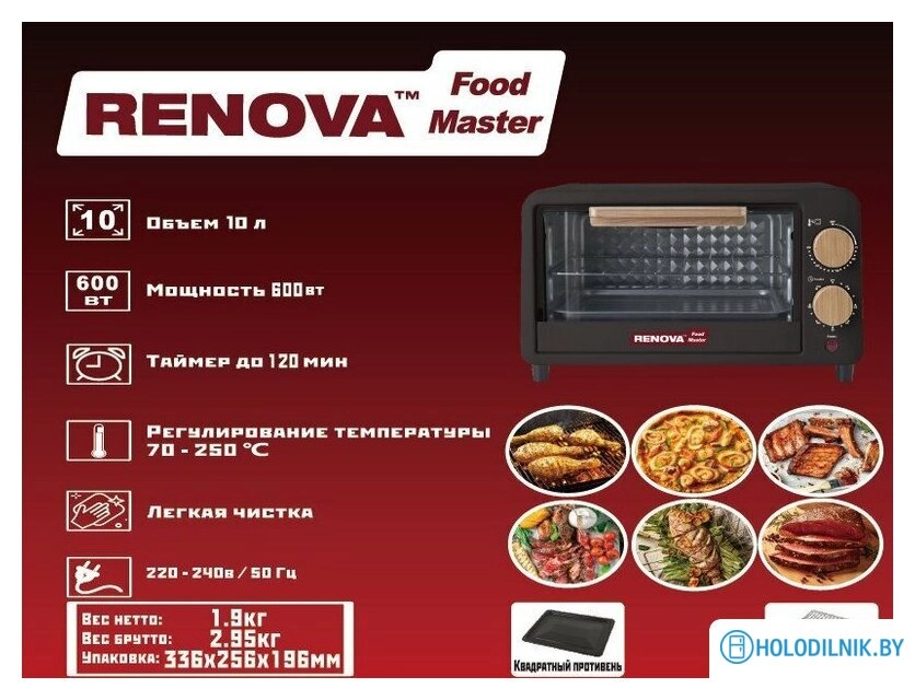 Мини-печь Renova MO-10TB1