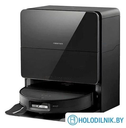 Робот-пылесос Roborock Robotic Vacuum Cleaner+Empty Wash Fill Dock S9 MaxV Ultra S90VER S9MVU52-02 (с русской озвучкой, черный)