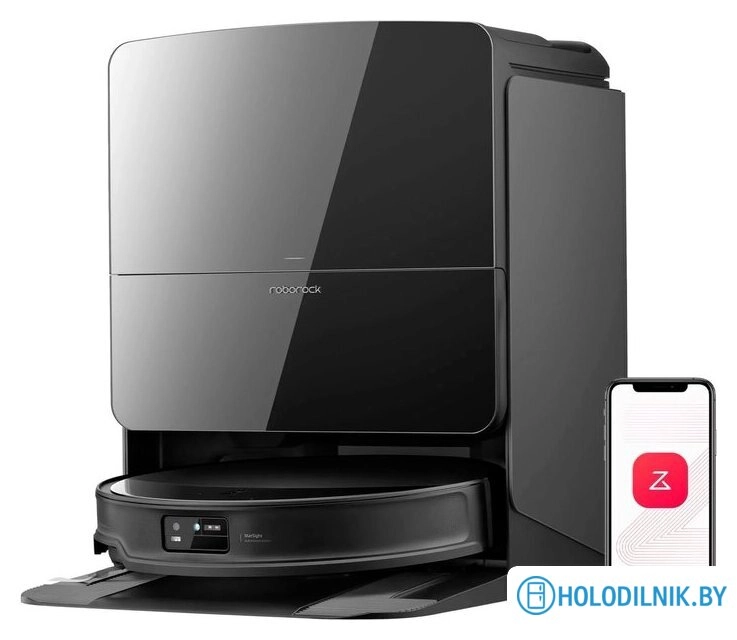 Робот-пылесос Roborock Saros 10R S91COP S10R52-02 (с русской озвучкой, черный)