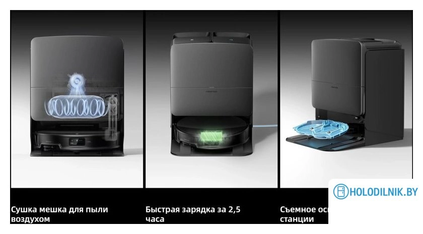 Робот-пылесос Roborock Saros 20 With RDS S20RD52-02 (черный)