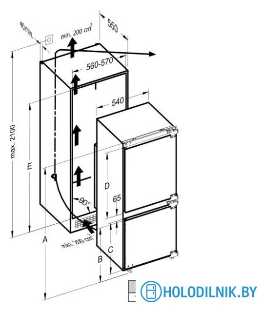 Холодильник Schaub Lorenz SLU S445W3M