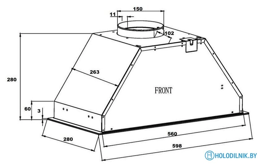 Кухонная вытяжка Schtoff CGH Plus 60 Black