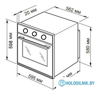 Электрический духовой шкаф Schtoff Decor 1000 TCA 2026