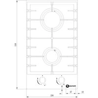 Варочная панель Schtoff H3001C02IS Black