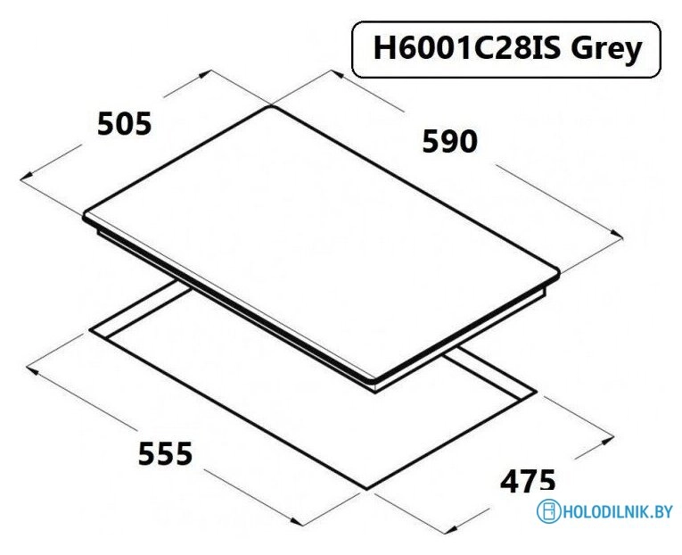 Варочная панель Schtoff H6001C28IS Grey