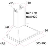 Кухонная вытяжка Schtoff Haus 60 (черный)