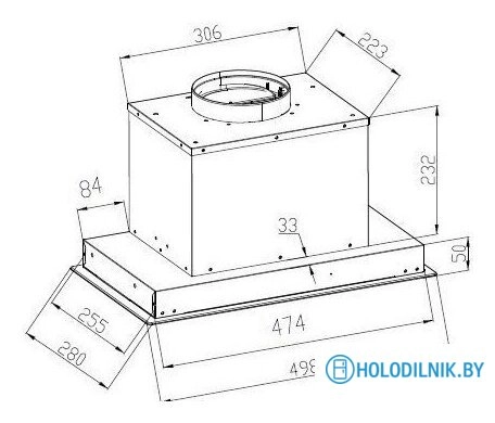Кухонная вытяжка Schtoff Rost 50 White