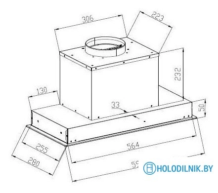 Кухонная вытяжка Schtoff Rost 60 White