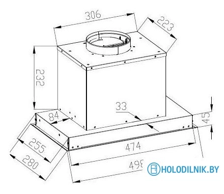 Кухонная вытяжка Schtoff Vento 50 White