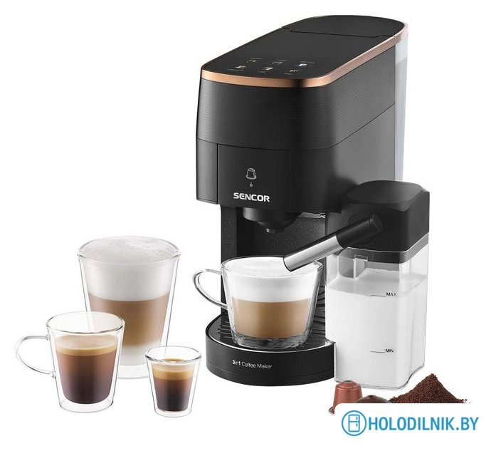Капсульная кофеварка Sencor SCC 3000BK