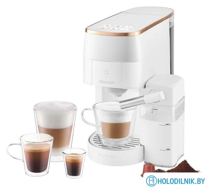 Капсульная кофеварка Sencor SCC 3001WH