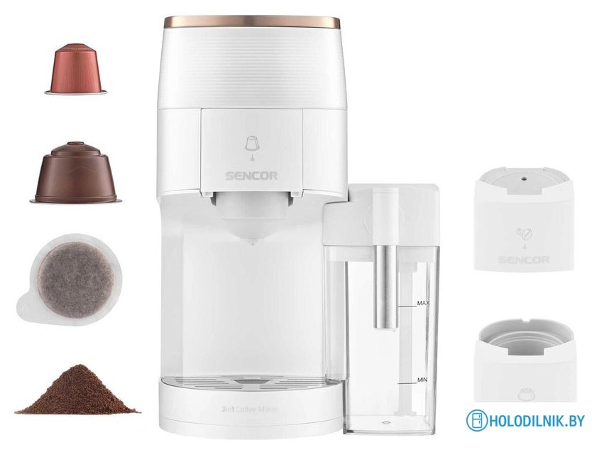 Капсульная кофеварка Sencor SCC 3001WH