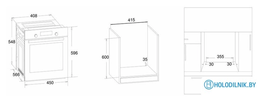 Электрический духовой шкаф Simfer B4EM56016