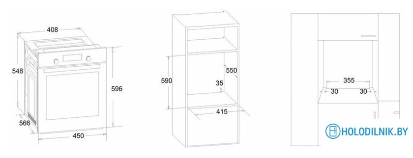 Электрический духовой шкаф Simfer B4EM56016
