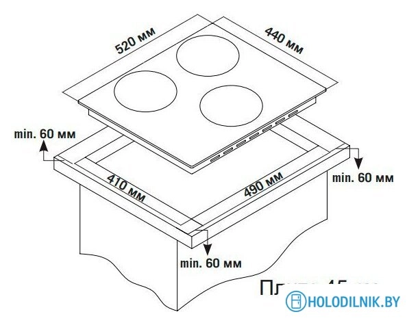 Варочная панель Simfer H45E03M016