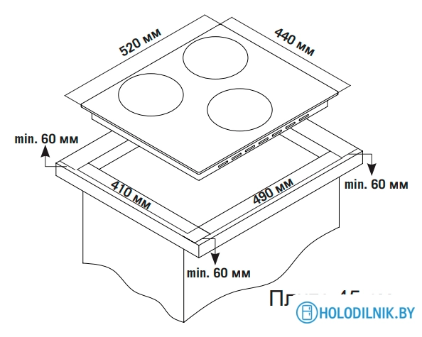Варочная панель Simfer H45N30W416
