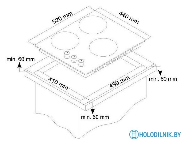 Варочная панель Simfer H45V35L517