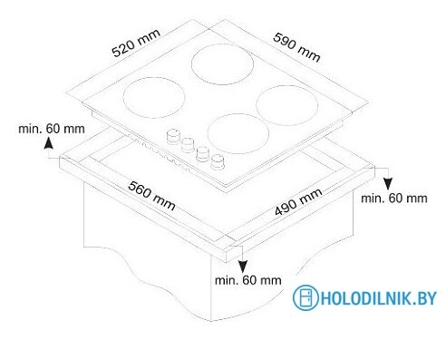 Варочная панель Simfer H60I19B021