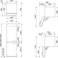 Холодильник Smeg FAB32LPK5