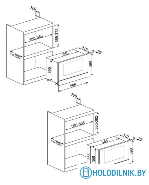 Микроволновая печь Smeg MP822NPO