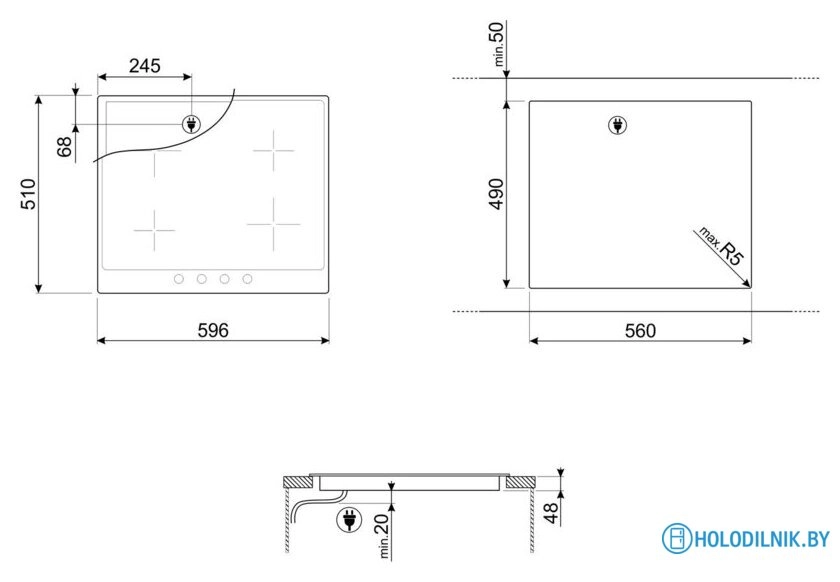 Варочная панель Smeg P864PO
