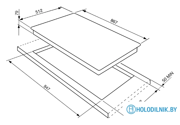 Варочная панель Smeg PGF95-4