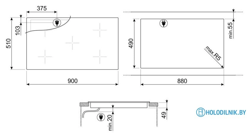 Варочная панель Smeg SI2M7953DW