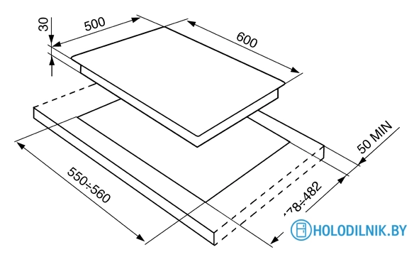 Варочная панель Smeg SR764PO