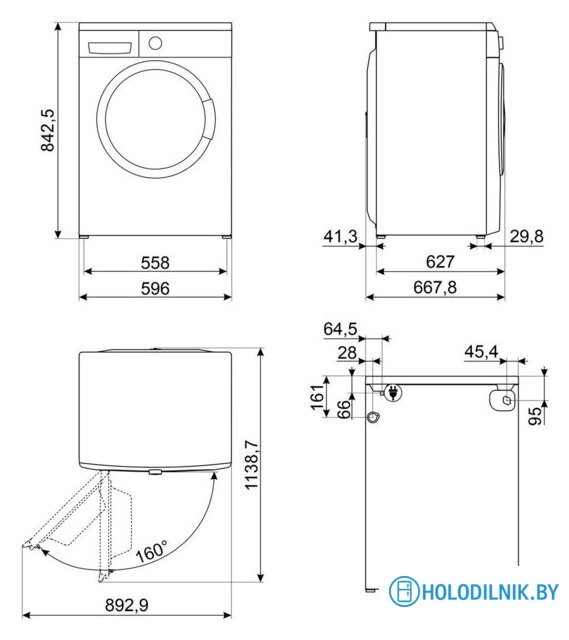 Стиральная машина Smeg WM3T24RU