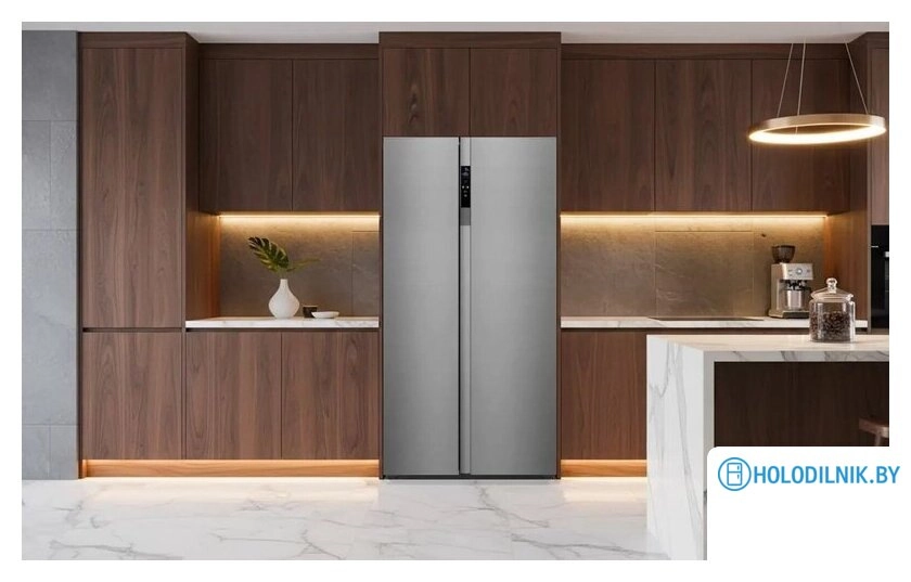 Холодильник side by side TECHNO FF2-55N BI IV Серебро