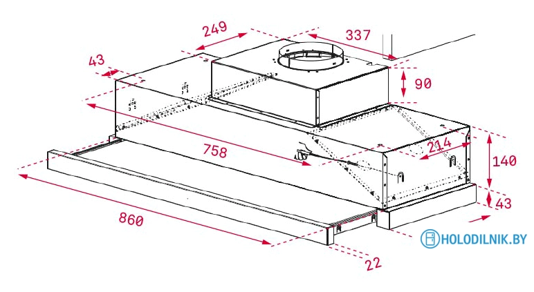 Кухонная вытяжка TEKA CNL 9610 [40436850]