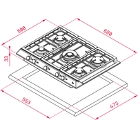 Варочная панель TEKA EX 70.1 5G AI AL DR CI