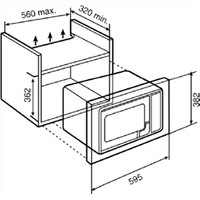 Микроволновая печь TEKA MWE 207 FI (черный)