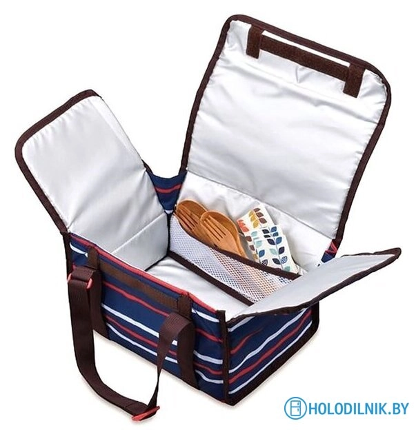 Термосумка THERMOS DJF-4003 6л (синий/красный)