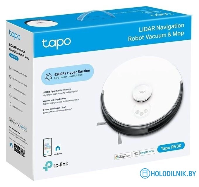 Робот-пылесос TP-Link Tapo RV30