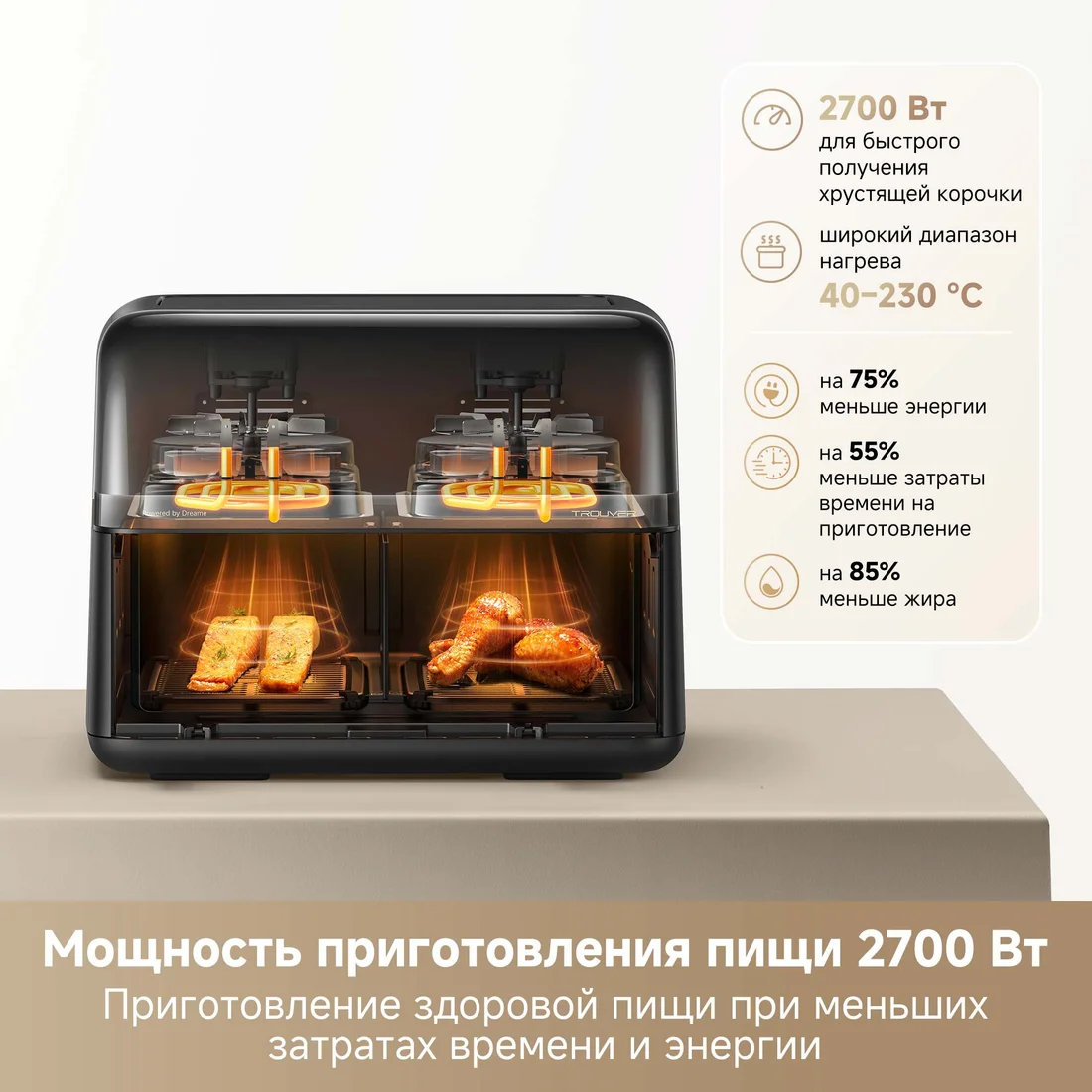 Air Fryer FD20 Pro AF-5518ATB (черный)