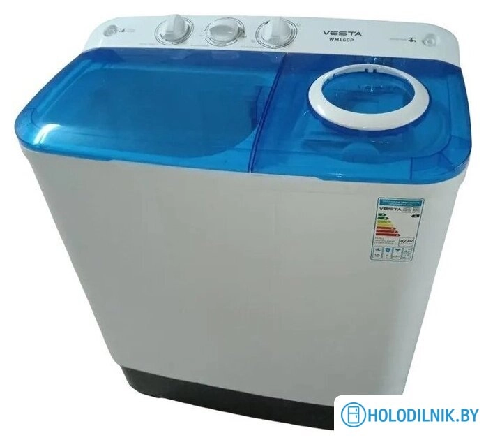 Активаторная стиральная машина Vesta WME60P (белый/синий)
