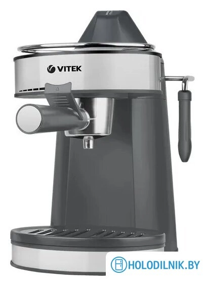 Рожковая кофеварка Vitek VT-1524 GD (черный/серебристый)