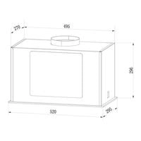 Кухонная вытяжка Weissgauff Aura 850 WH