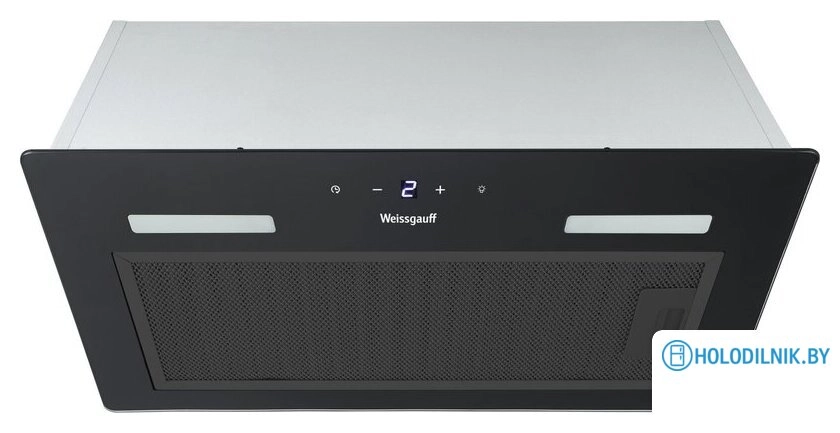 Кухонная вытяжка Weissgauff BOX 850 Touch (черное стекло)