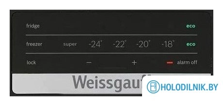 Холодильник Weissgauff CBN2WC2L2
