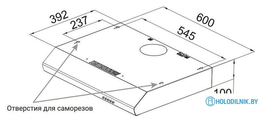 Кухонная вытяжка Weissgauff Cover 60 White