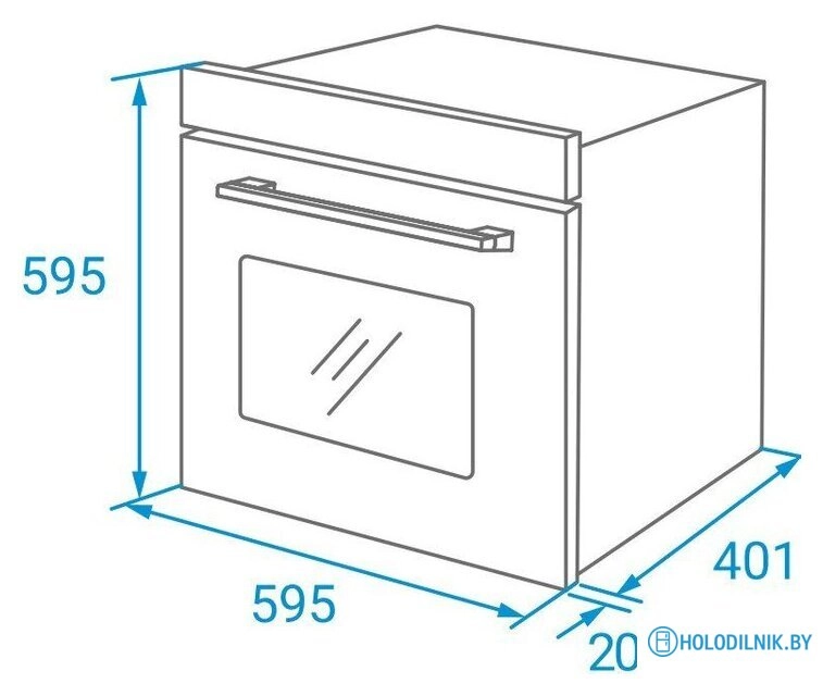 Электрический духовой шкаф Weissgauff EOM 19 MB Black Edition