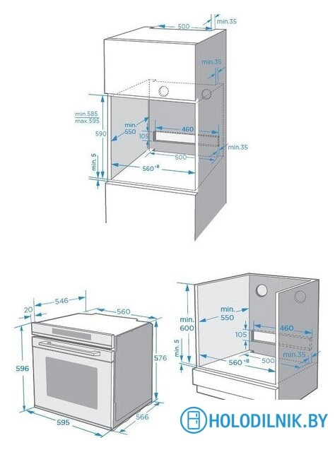 Электрический духовой шкаф Weissgauff EOM 751 PDB Black Edition