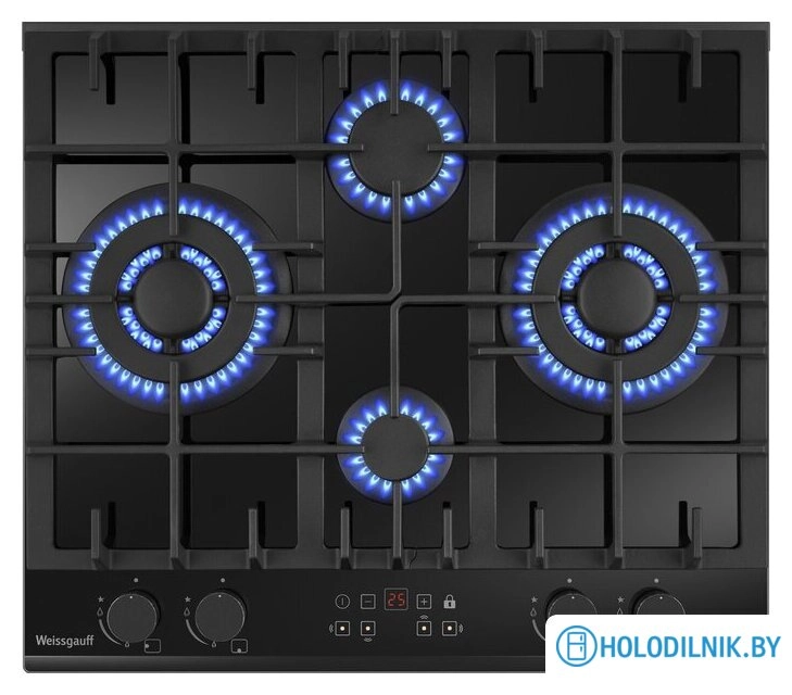 Варочная панель Weissgauff HGG 642 BGH Double Wok Timer