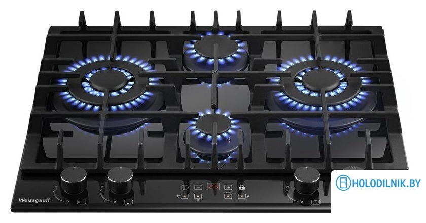 Варочная панель Weissgauff HGG 642 BGH Double Wok Timer