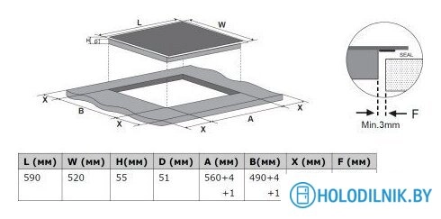 Варочная панель Weissgauff HV 642 BM