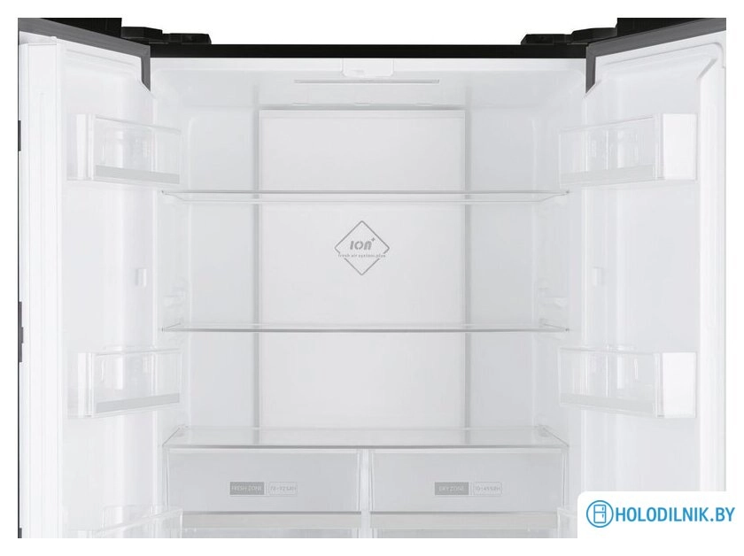 Четырёхдверный холодильник Weissgauff WCD 450 BG NoFrost Inverter